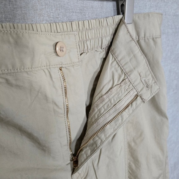 NWT Levi's Women's Baggy Parachute Pants White Pepper Tan XL - Picture 6 of 15